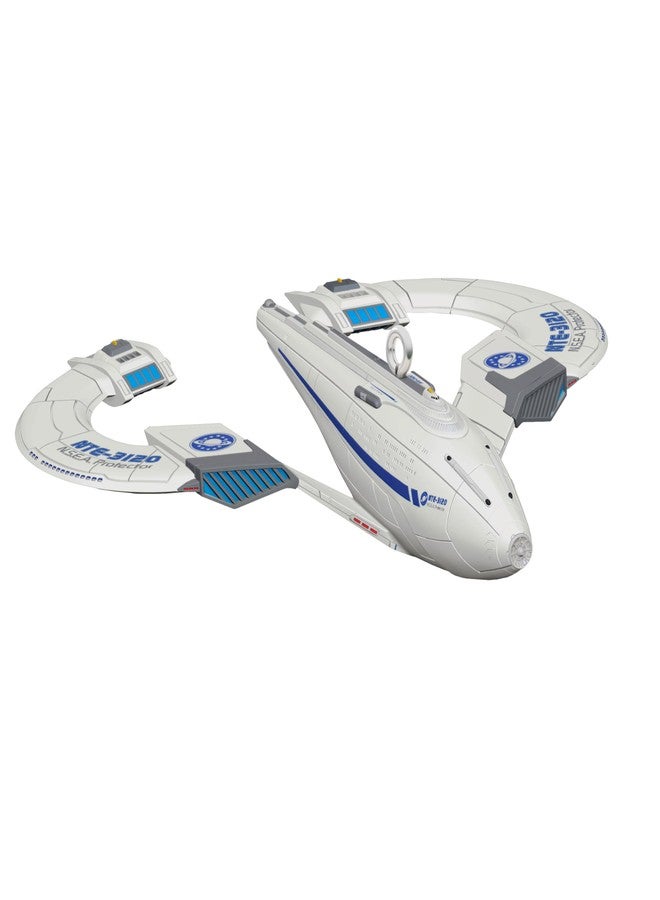 Hallmark Keepsake زينة عيد الميلاد التذكارية من هولمارك لعام 2024، حامي جالاكسي كويست NSEA، هدايا الخيال العلمي - Image 1