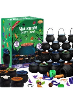 240 Pcs Halloween Party Favors 30 Pack Prefilled Small Plastic Witch Cauldron Halloween Toys In Bulk Halloween Prizes Gifts Miniatures For Kids Trick Or Treat