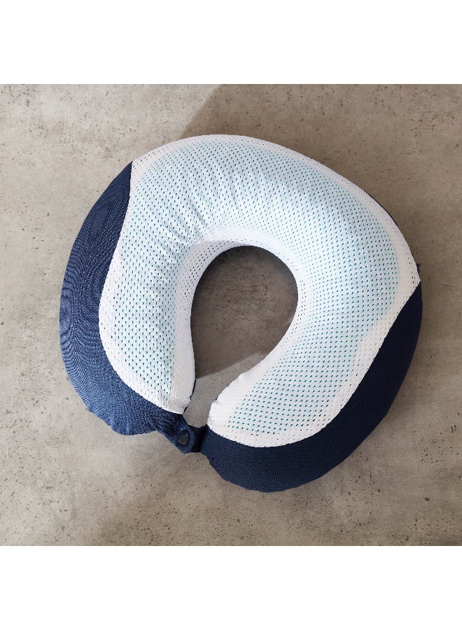 Home Box Lavish Memory Foam Neck Pillow With Cooling Gel - Image 2