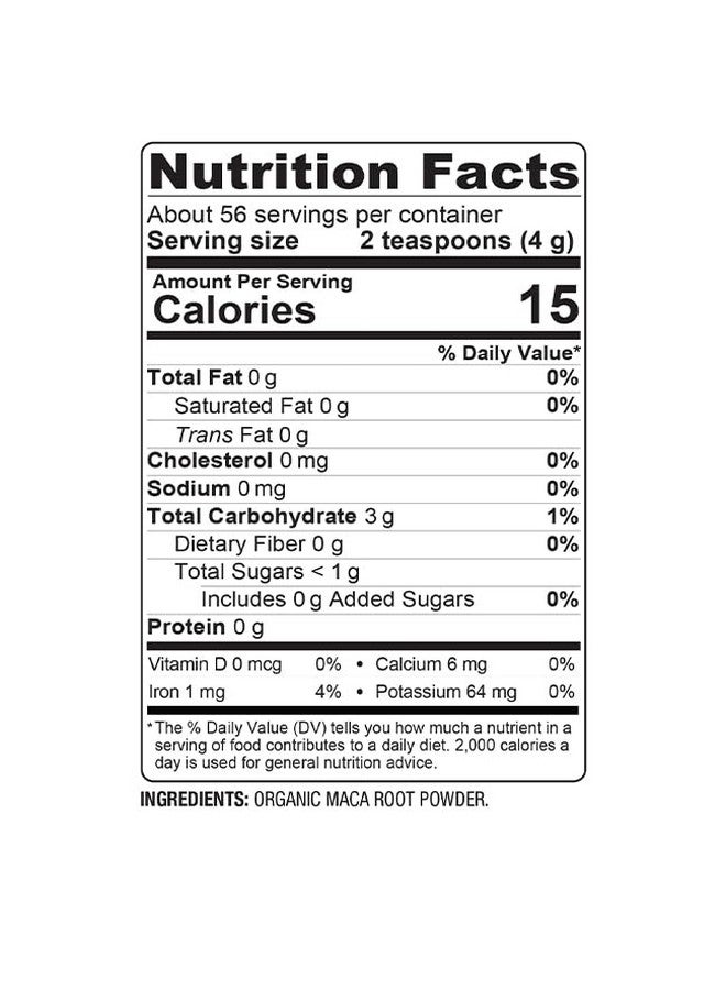 BareOrganics Maca Root Powder, Organic, Vegan, Non-GMO, Gluten-Free, Energy & Stamina Support, 8 oz - Image 2