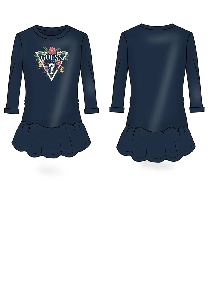 جس Kids Logo Dress