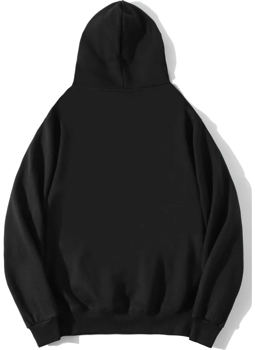 BRZ Collection Oversize Face Collage Hoodie