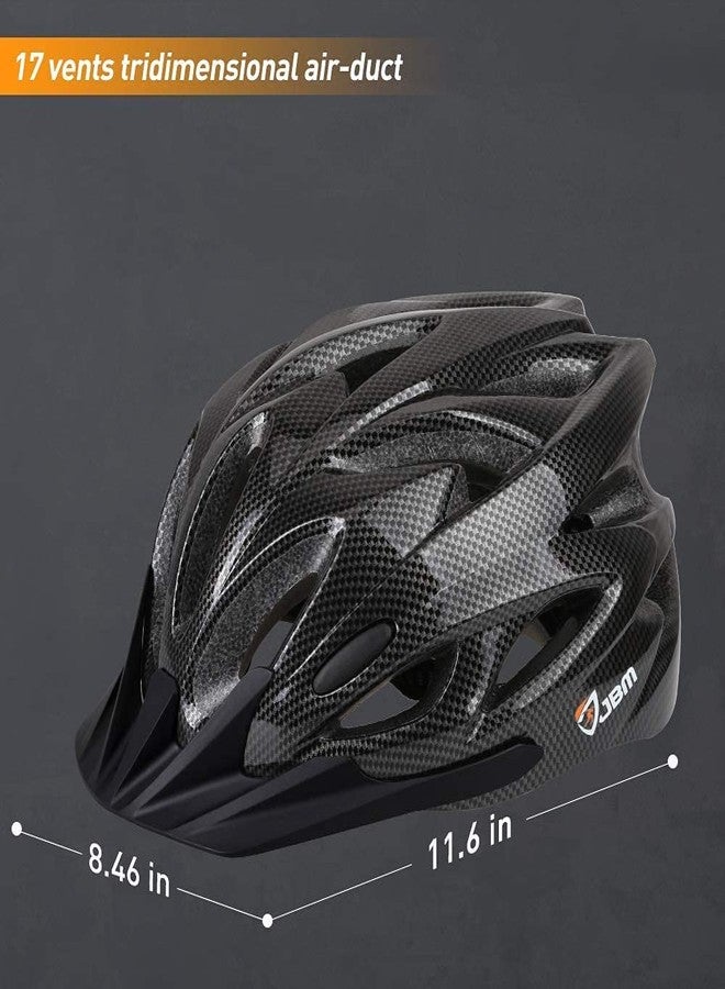 JBM Bike Helmet, Bicycle Helmet for Men and Women, Bike Helmet for Adult Cycling Helmet with Visor - Image 3