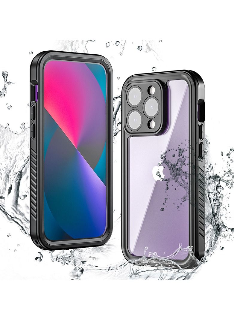 iPhone 14 Pro Max Case Waterproof Phone with Built in Screen Protector 360°Full Body Protection 12 FT Military Grade Rugged for - Image 1