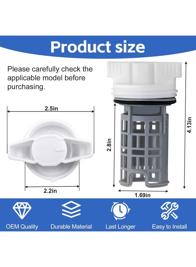 CCTP DC97-16991A Washing Machine Drain Pump Filter- Washer Drain Pump Filter for Samsung WF42H5000AW, WF42H5600AP, WF42H5600AP/A2 - Image 2