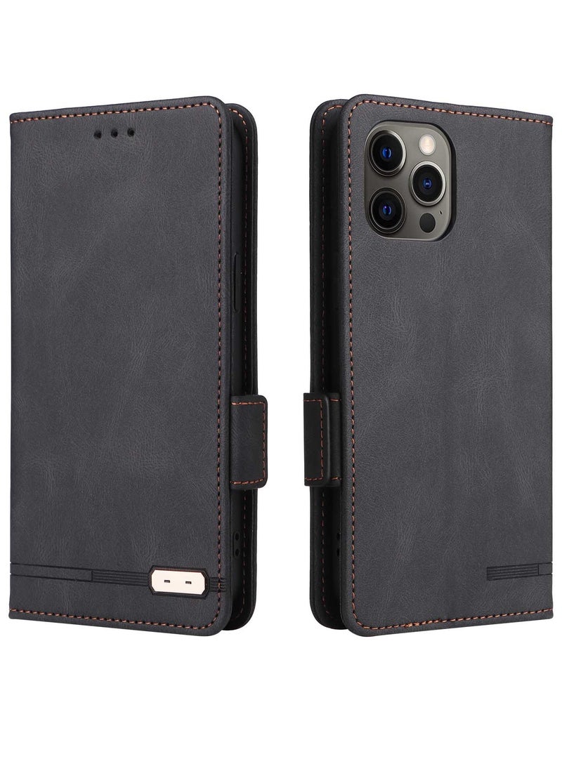 Gerenic Phone Filp Case, Compatible with  iPhone 15/15Plus/15Pro/15Pro Max Case, PU Leather Flip Folio Case with Card Holders, Shockproof TPU Inner Shell Phone Cover, Magnetic Closure Protection Case Nonmetal  - Image 1