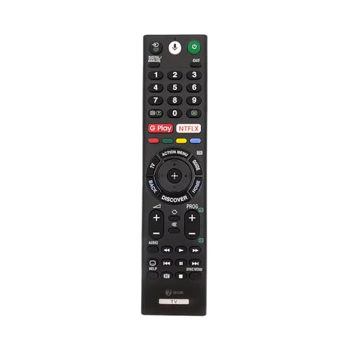 7-Seven 7 SEVEN® Compatible with Sony TV Remote Control Model RMF-TX200P with Bluetooth Voice Command Suitable for 4K Smart LED UHD OLED QLED Android Bravia Television - Pairing Must ! - Image 1