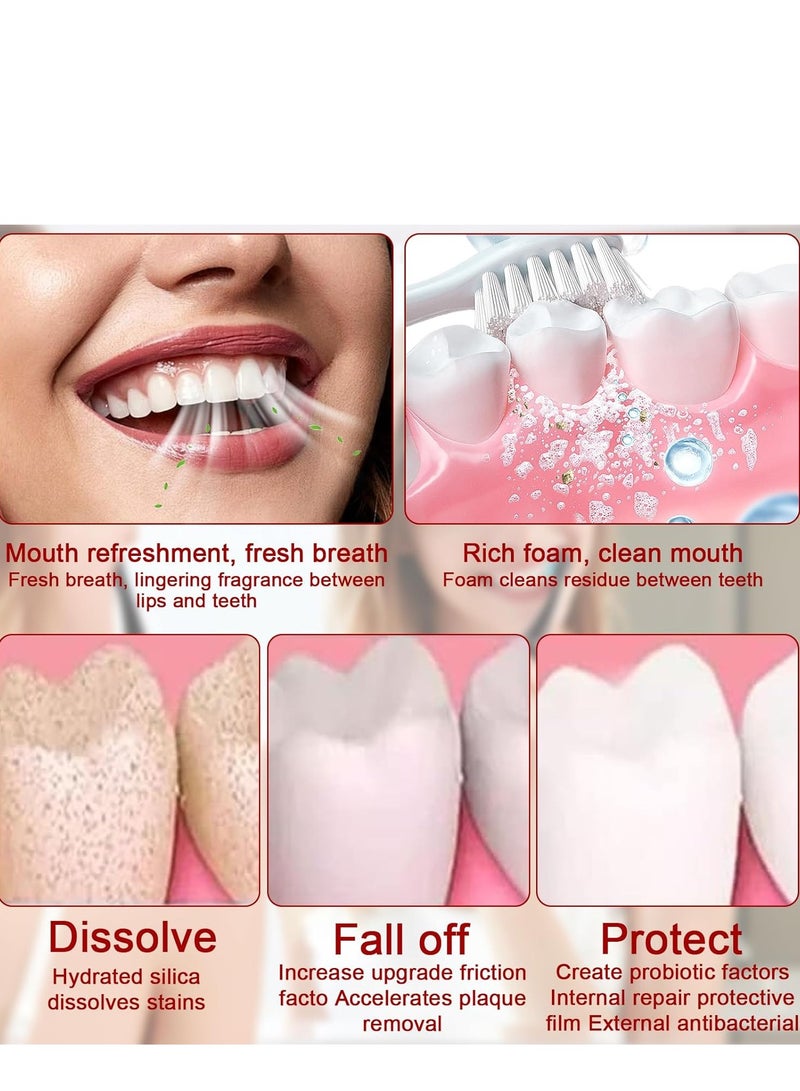 أورالحوي معجون أسنان Sp-8، معجون أسنان Sp 8، معجون أسنان Sp8، معجون أسنان Sp 8 البروبيوتيك لإزالة البقع، معجون الأسنان لتنظيف عميق، معجون الأسنان لنفس منعش وإزالة البقع (120 جرام) - Image 3