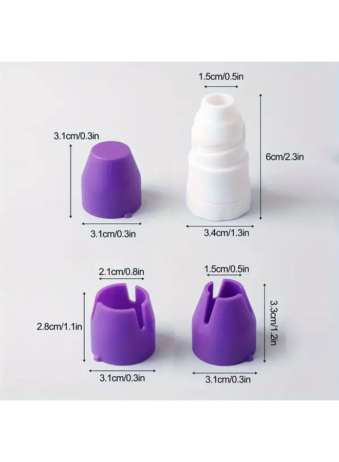 4pcs Multi Purpose Piping Nozzle Set For Cake Cream Cookie Decorating - Image 5