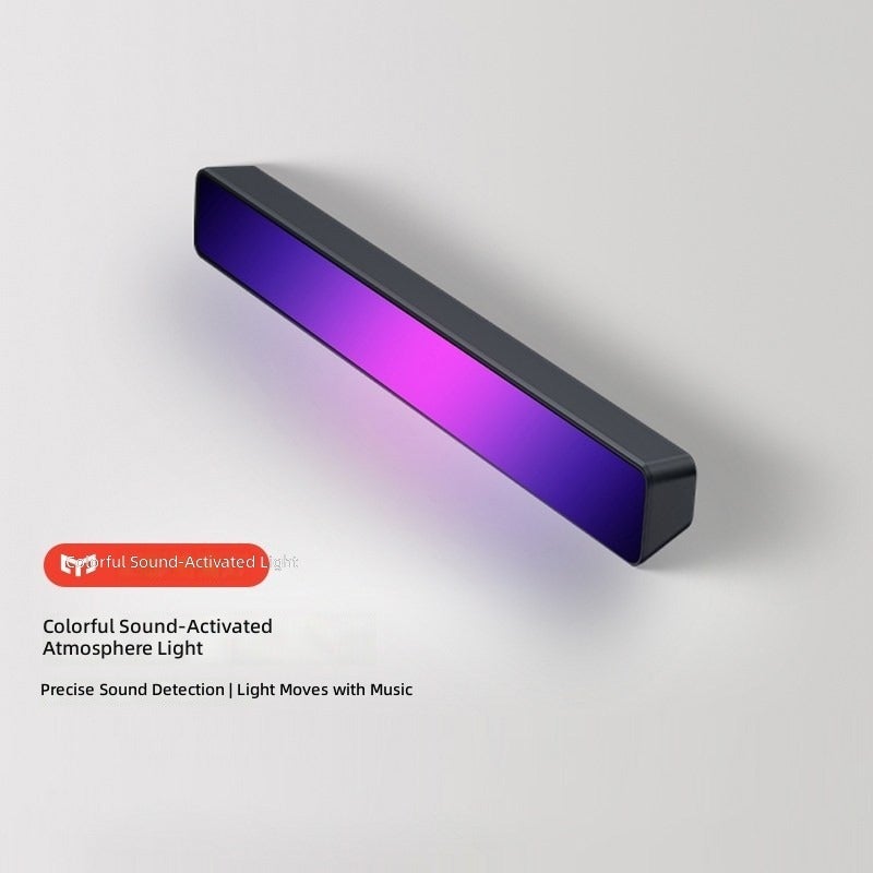 Yeelight Postmodern Sound-Activated Rhythm Lamp - Voice-Controlled Colorful Desktop Charging Light for Home Entertainment - Image 1