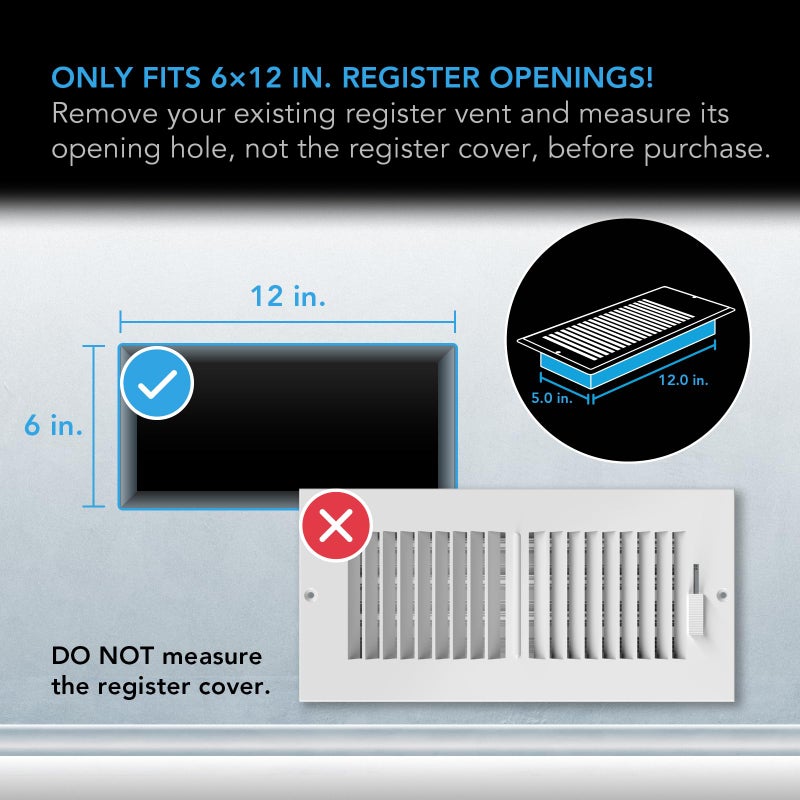 AC Infinity AIRTAP T6 Bronze, Register Booster Fan for 6â€ x 12â€ Register Holes, Improves Heating & Cooling Vents, Quiet 10-Speeds. ONLY FITS 6â€ x 12â€ DUCT OPENINGS - Image 2