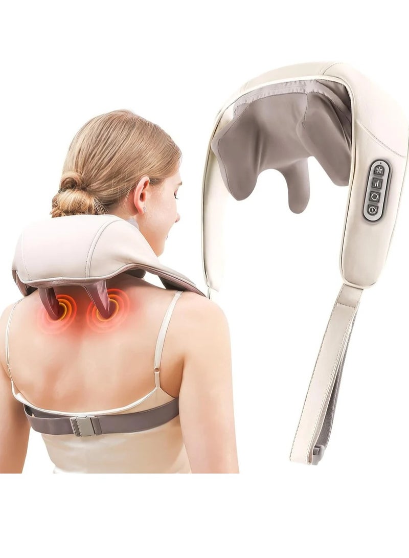 DubaiGallery Massage for Neck and Shoulder with Heat Shiatsu Neck and Back Massagers Electric Shoulder Massagers with Heat 5D Kneading Deep Tissue Massage Super Large Massage Head - Image 2