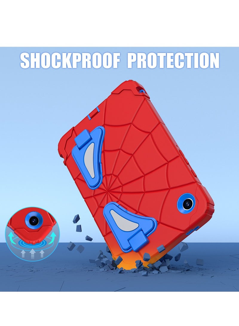 Samsung Galaxy Tab A9(SM-X110/X115/X117) 8.7-inch Case for Kids Shockproof Protective Cover with  Shoulder Strap Kickstand for Kids Children - Image 4