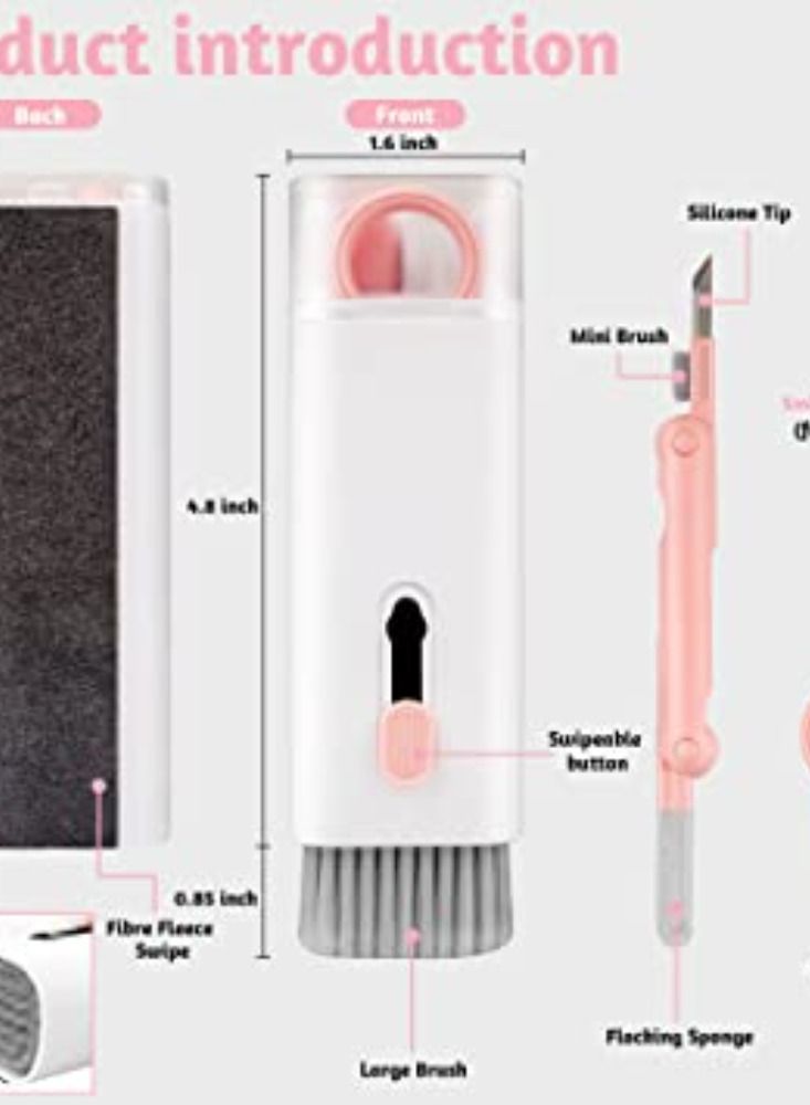 Dream Zone Upgrade Multifunctional 7 in 1 Electronic Cleaner Kit to Provide Superior Cleaning Performance for Your Mac iPad iPhone Computer and Airpods Charging Box Effectively Clean Your Electronics - Image 3