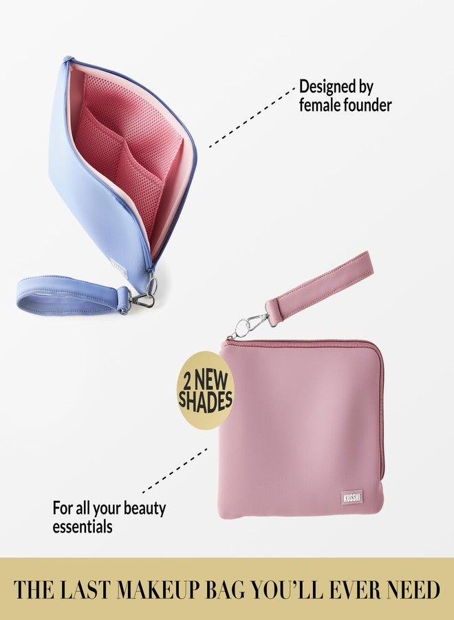 KUSSHI Wristlet Clutch (Pearl Blue/Sand Pink) - Image 5