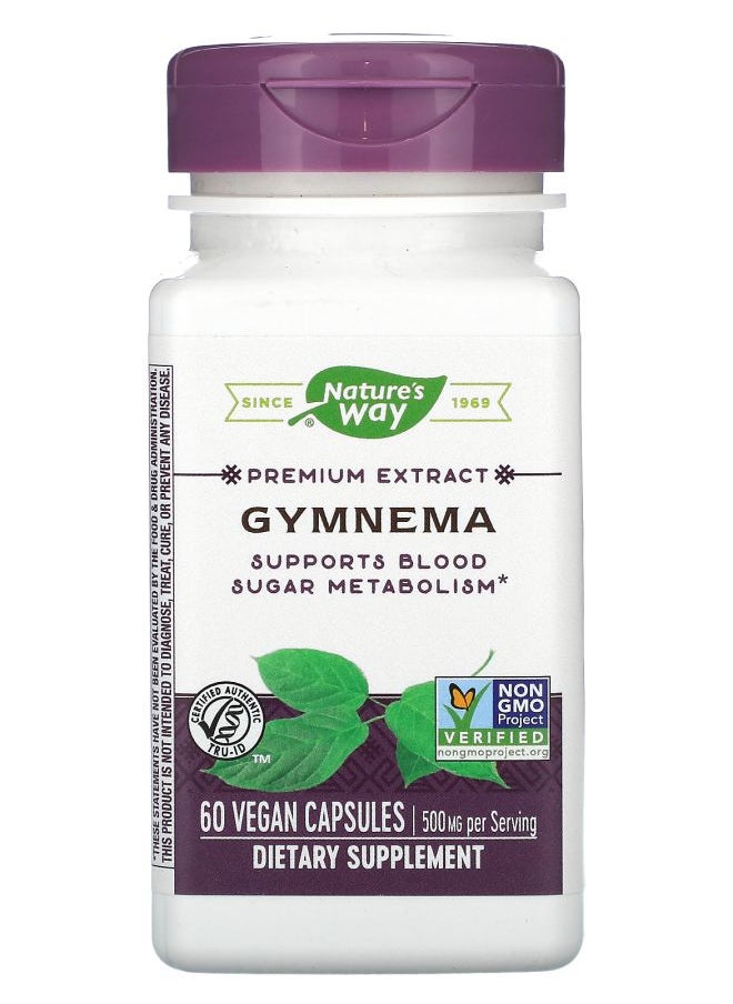 Nature's - Gymnema 500 mg 60 Vegan Capsules - Image 1