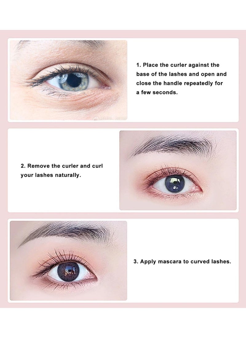 Generic Professional Heated Eyelash Curler with Silicone Refill Pad Curling Tool, Push Clip Design, Time Off Function, Easy to Operate, Long Lasting Effect, Rechargeable Portable Eye Lash Curlers - Image 4