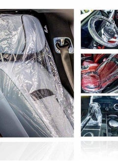 RHINOMOTIVE RHINOMOTIVE  5 In 1 Disposable Automotive interior protective covers 1 SET/PACK Clear  - Image 4
