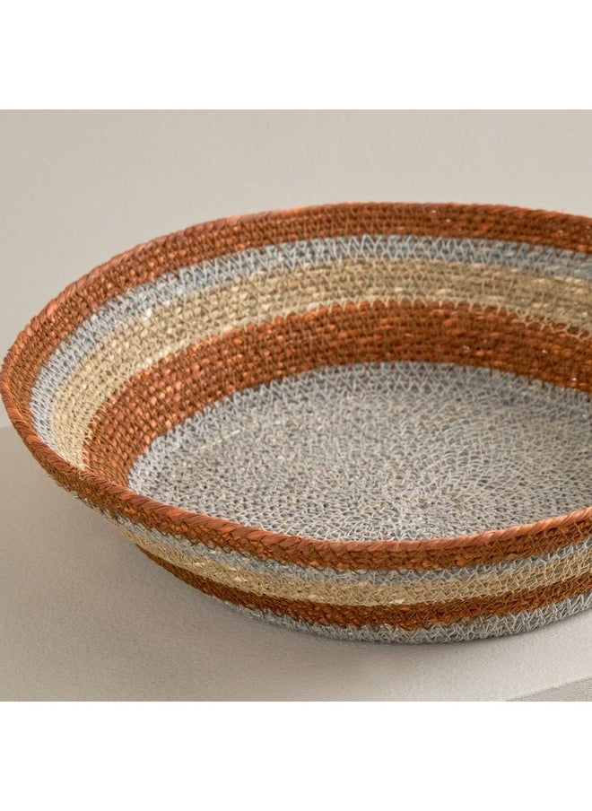 Home Box - Noir Sea Grass Storage Basket 35 x 10 x 35 cm - Image 1