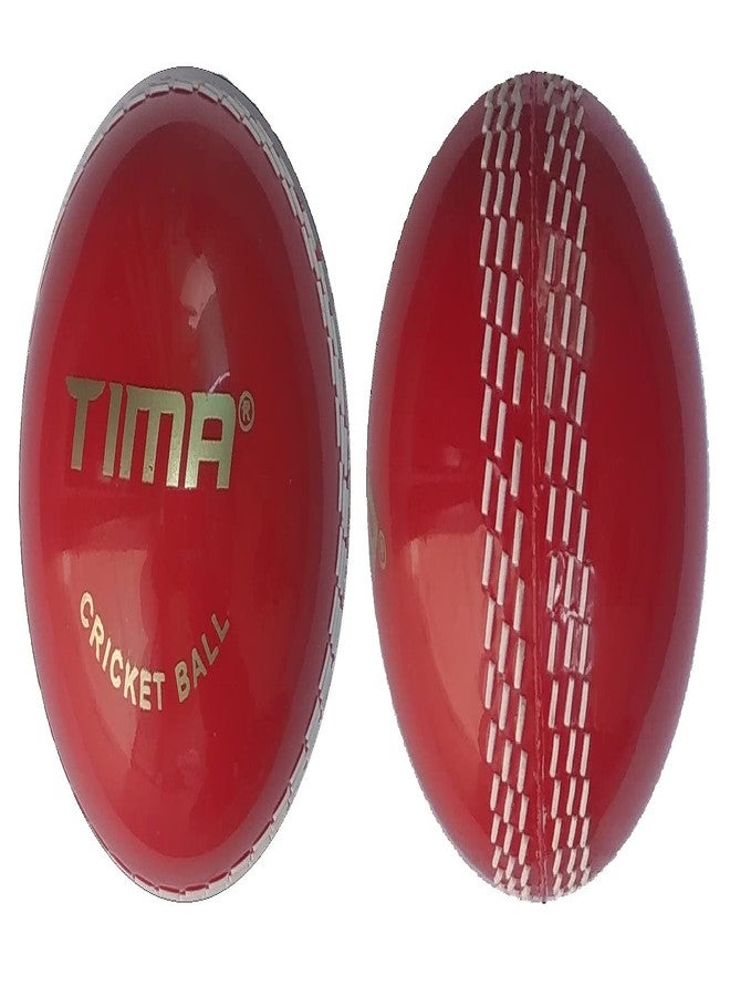 TIMA مجموعة تيما المكونة من كرتين كريكيت صلبة من البولي إيثيلين - Image 1