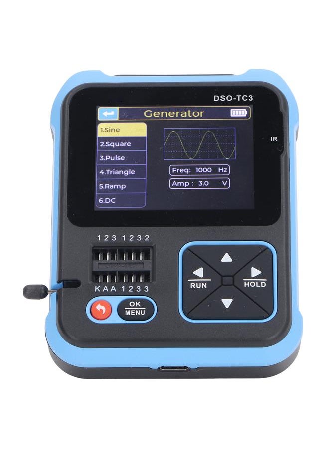 Thoraya 3 in 1 Handheld Digital Oscilloscope ABS Portable DSO TC3 LCR Meter Transistor Tester for Maintenance  - Image 2