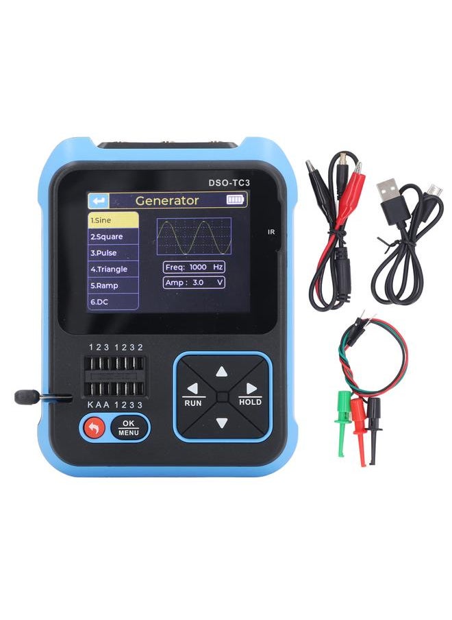 Thoraya 3 in 1 Handheld Digital Oscilloscope ABS Portable DSO TC3 LCR Meter Transistor Tester for Maintenance  - Image 1