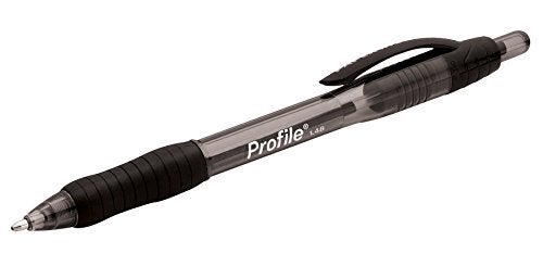 Paper Mate Profile Retractable Ballpoint Pens, 1.4mm, Bold Point, 6-Count (Black) - Image 2