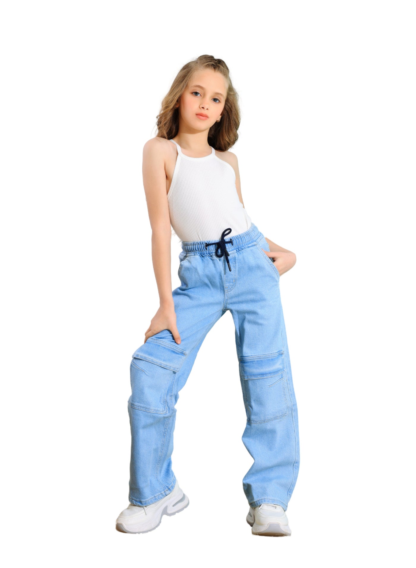 SHOOP x 篠山紀信] GIRLS DENIM PANTS_BLUE