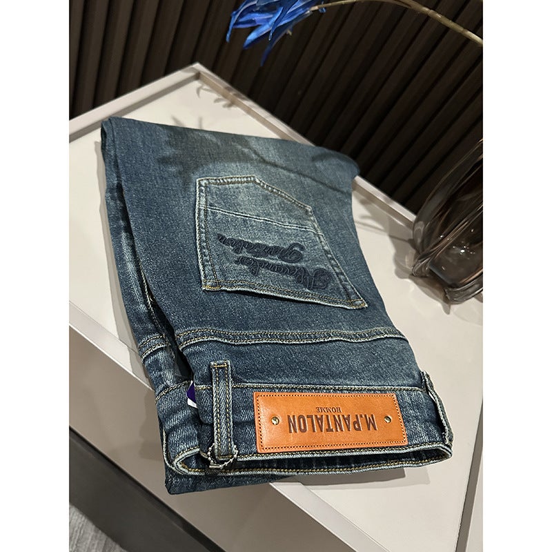 Unisex Classic Denim Jeans Loose Fit Daily Outdoor Wear - Image 3