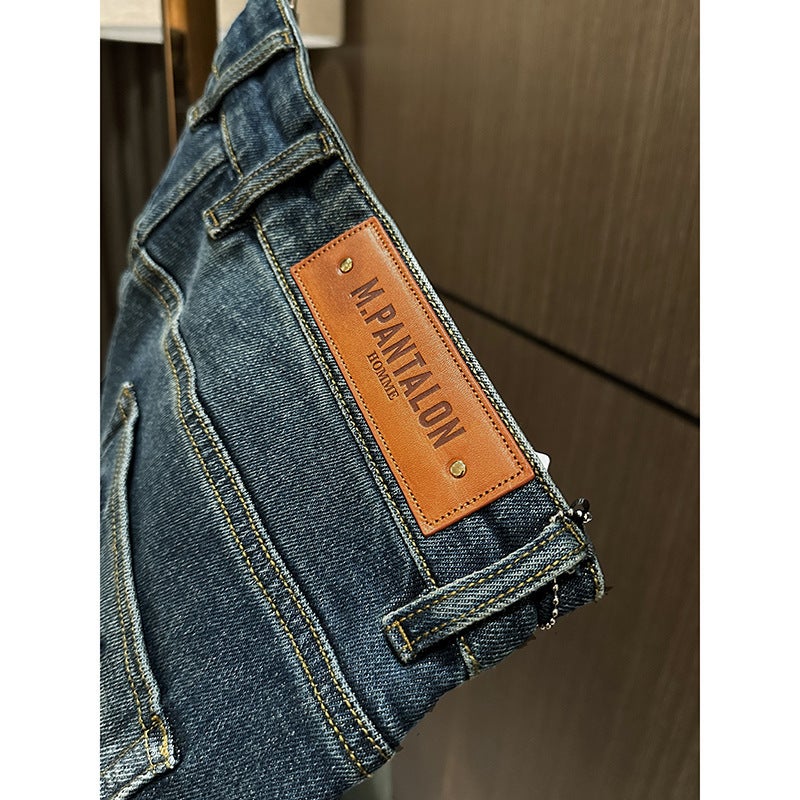 Unisex Classic Denim Jeans Loose Fit Daily Outdoor Wear - Image 5