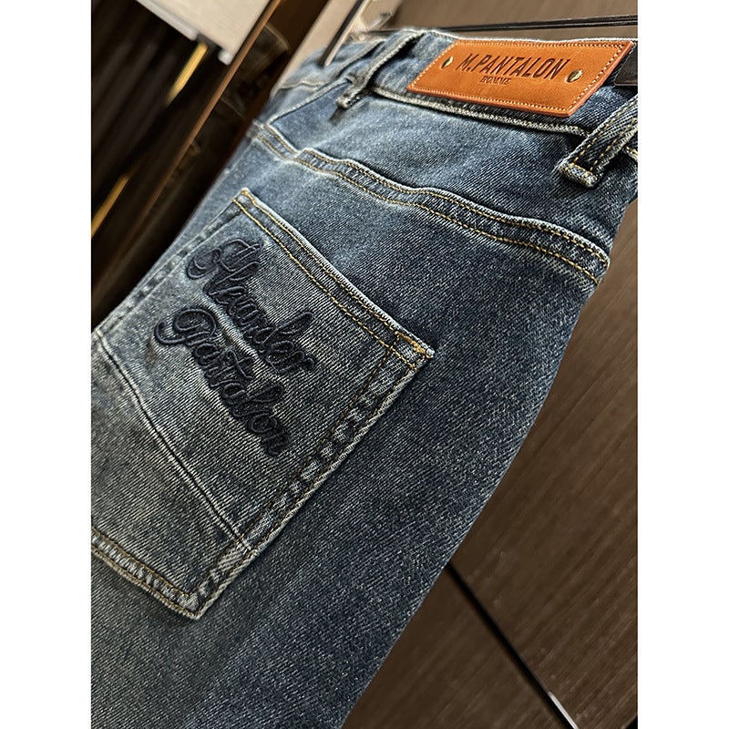 Unisex Classic Denim Jeans Loose Fit Daily Outdoor Wear - Image 4