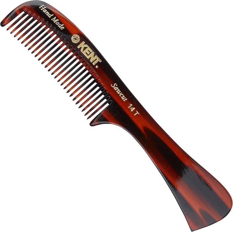 Kent Brushes Handmade 14T Rake Hair Comb for Women - Ideal for Wet or Dry Hair, Detangling All Hair Types - Image 1