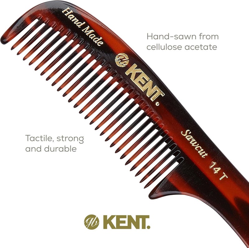 Kent Brushes Handmade 14T Rake Hair Comb for Women - Ideal for Wet or Dry Hair, Detangling All Hair Types - Image 5