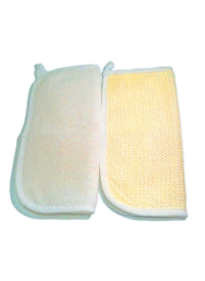 3 Pcs/Set Dual-Sided With Soft Weave Exfoliating Scrub And Soft Terry Cloth Towel Home Spa Exfoliating Face And Body - Shower Scrubber - Remove Dead Skin -Great For Skin Care In The Massage Bath - pzsku/Z430A44A2F3E524CC0EBDZ/45/_/1733731458/5ee10654-9177-4420-9343-ec7bf8ae036b