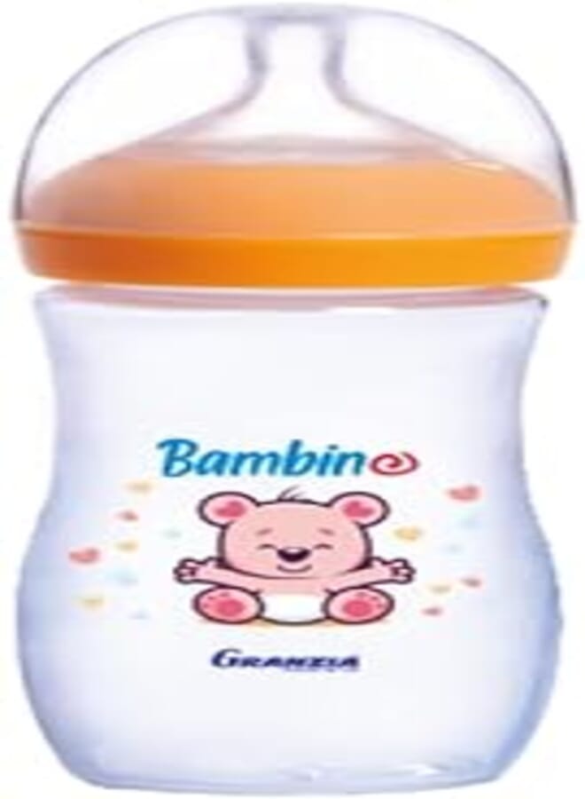 Granzia Bambino Natural Baby Feeding Bottle Orange 280 ML