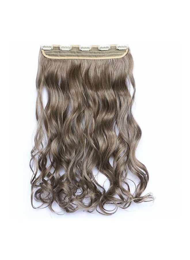 NIBEMINENT Fashion Curly Hair Wig Brown 