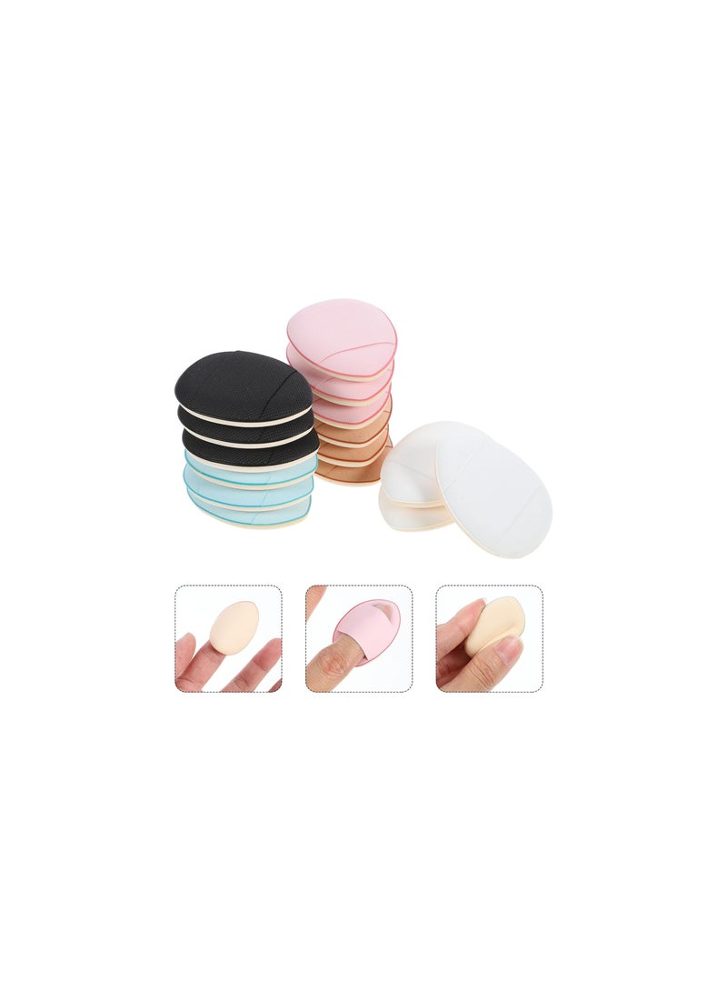 BEAUTY PLUS 10 قطع وسائد هوائية لراحة الأصابع، إسفنجات مكياج أصابع BB، كرات تجميل صغيرة ناعمة، مثالية للأساس، وسادة BB، كريم، خافي العيوب - Image 3