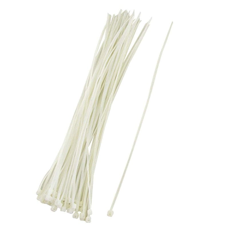Loquat Inspiretech Quick Tie Cable Ties 150 300 mm Nylon Zip Wire Organizer Self Locking Tie White100 Pieces 200 mm 787 Inch - Image 3