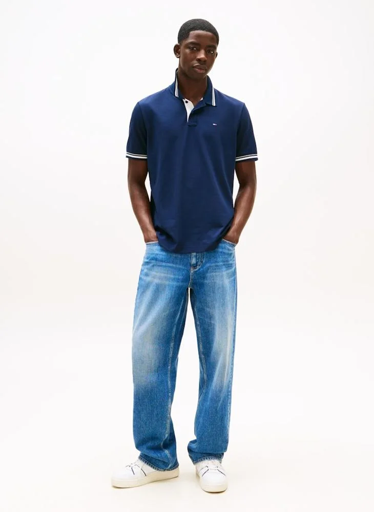 TOMMY JEANS Cotton Short Sleeve Polo