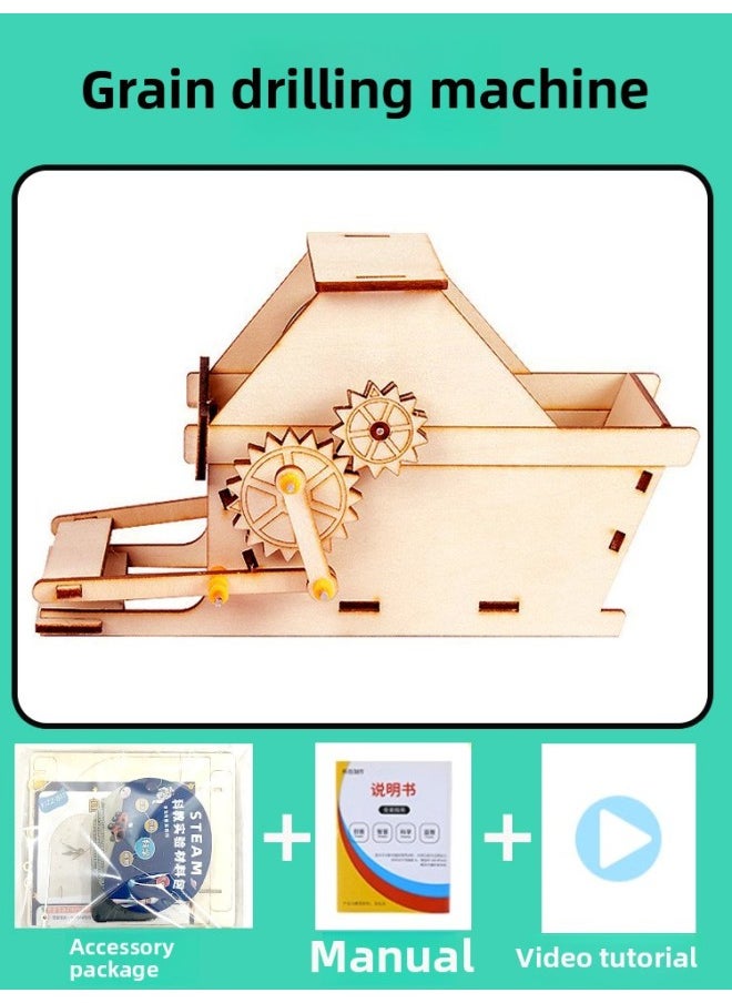 Generic - Hand-cranked Generator Disaster Relief Suit Children's Generator Emergency Equipment Science And Technology Students Materials Small Production Earthquake-Specifications:[guling Machine] Comes With Instructions + Assembly Video Tutorial - Image 1