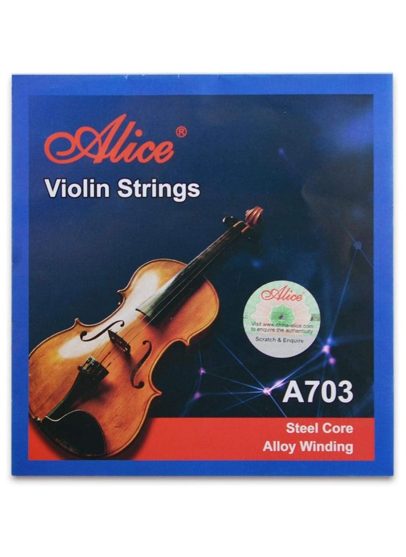 Alice Alice A703 Stainless Steel Violin String (Core White)  - Image 1