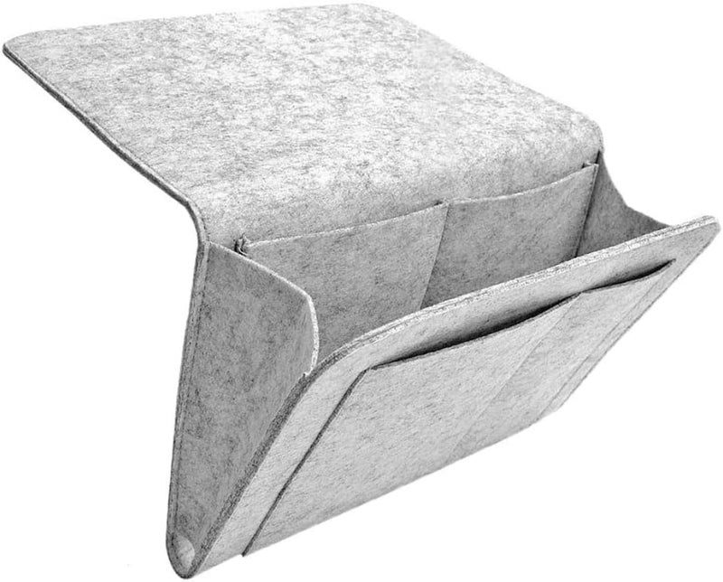 Guellix Guellix Felt Bedside Caddy Sofa Arm Rest Hanging Storage OrganizerIpad HolderDorm College Room Bunk Hospital BedQuirk Hanging Caddy Stationery Storage Organizer1 PcNon WoovenMulticolor  - Image 1