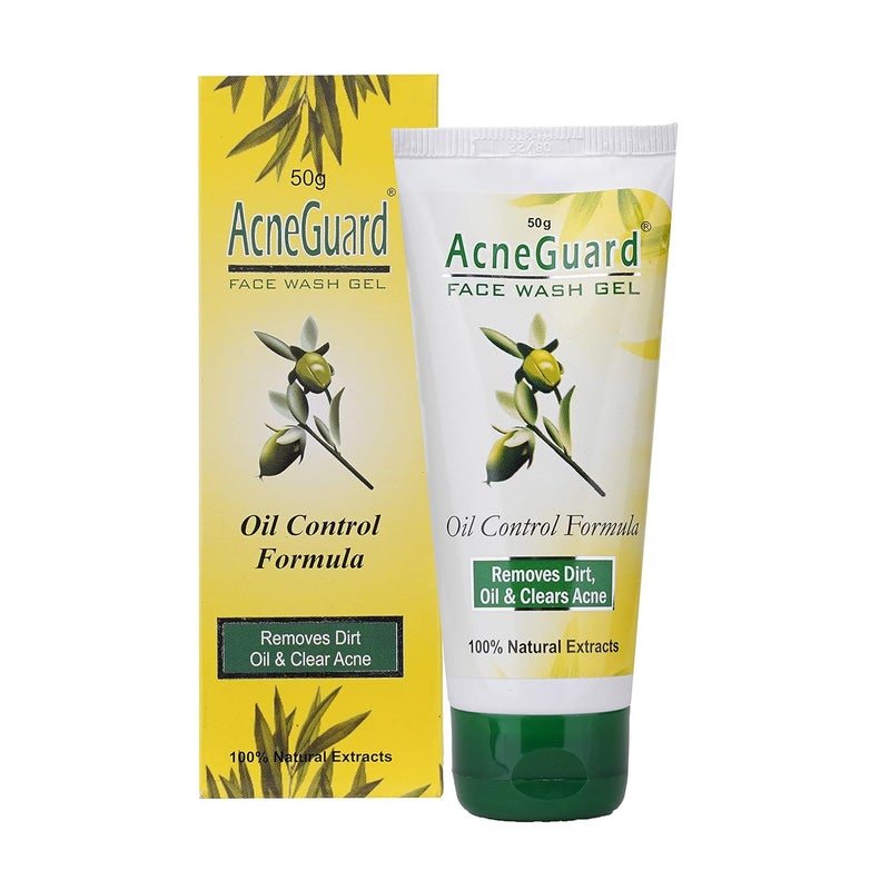 pil Acneguard Face Wash GelClears AcnePimplesClogged Pores With Jojoba Oil Vitamin ETea Tree OilPerfect Blend Of Natural IngredientsDeeply Cleanses GentleRefreshing 50G EachPack Of 3 - Image 2