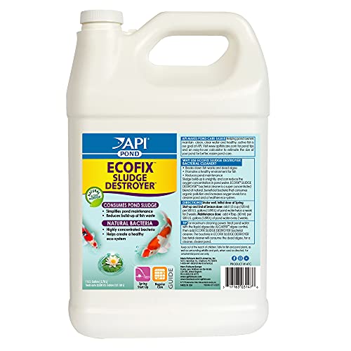 API POND ECOFIX SLUDGE DESTROYER Pond Water Clarifier and Sludge Remover Treatment 1-Gallon Bottle - Image 2