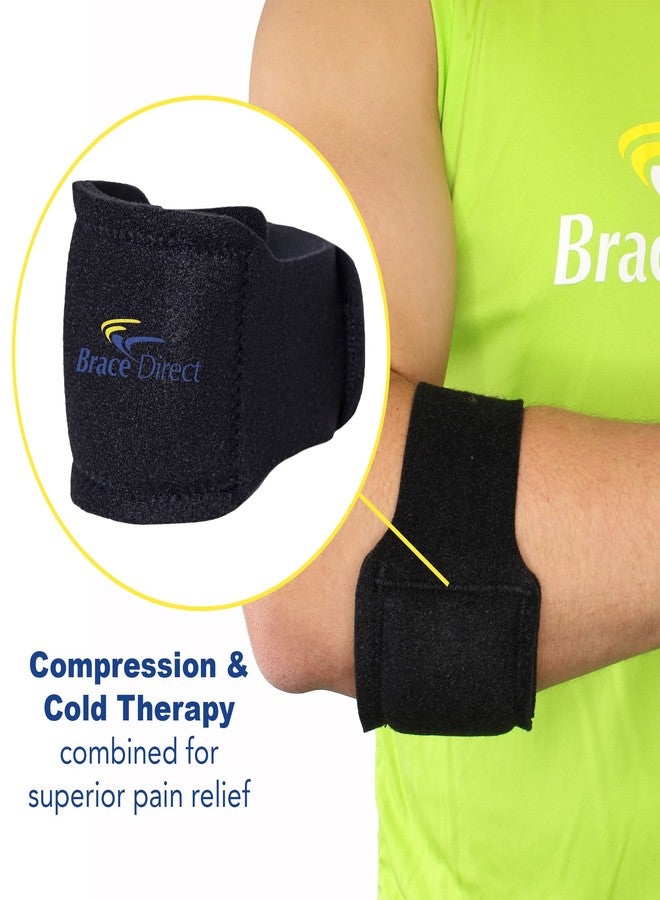 Brace Direct Tennis & Golf Elbow Cold Gel Therapy Compression Brace - Reusable Ice Pack Wrap with Strap- Pain Relief for Tendonitis, Injuries, Medial Epicondylitis, Joint Pain - Image 5