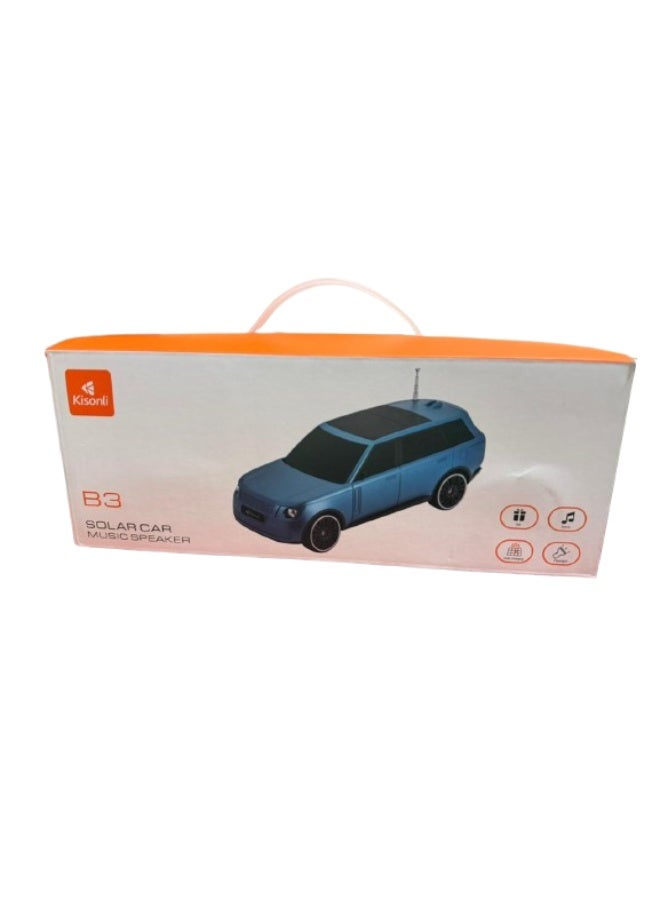 Kisonli B3 Solar Car Music Speaker, Portable Bluetooth Speaker - Image 1