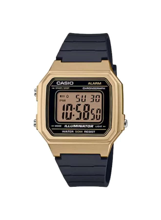 CASIO Men's Digital Display Watch With Black Resin Strap - W-217HM-9AVDF