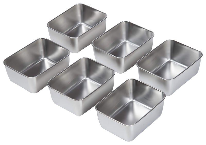 Andrew James ANDREW JAMES STAINLESS STEEL Ice Cooled Condiment Holder Dispenser Tray for Candy, Dips & Salad | Toppings Serving Container Chilled Garnish Tray Bar Caddy for Home Work or Restaurant (6 Compartment))  - Image 4
