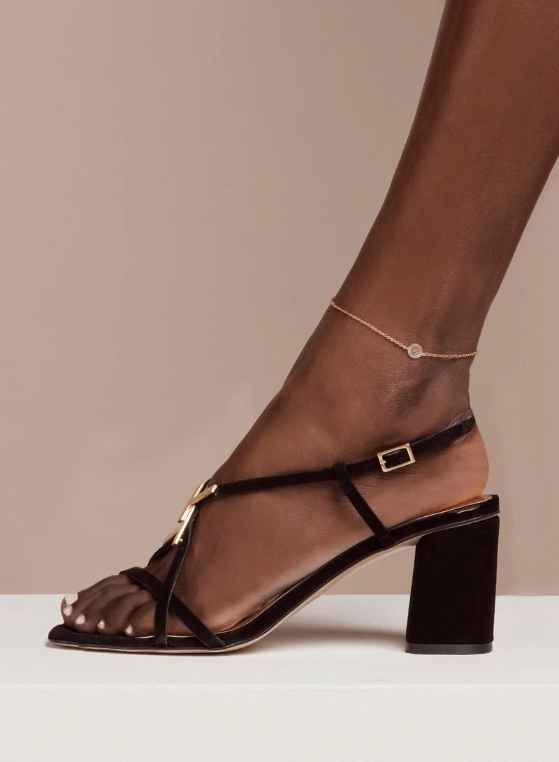Ted Baker Enka Enamel Button Anklet