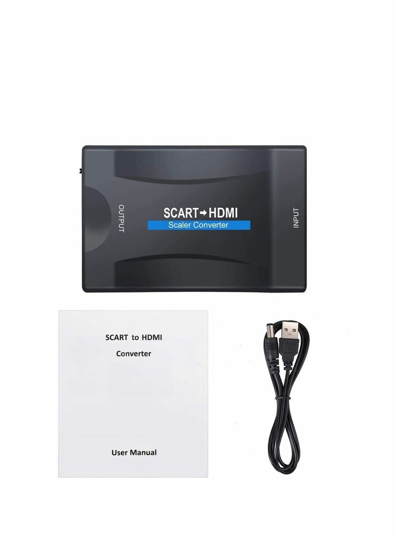 Excefore Scart to HDMI Converter Adapter Video Audio Converter  - Image 5